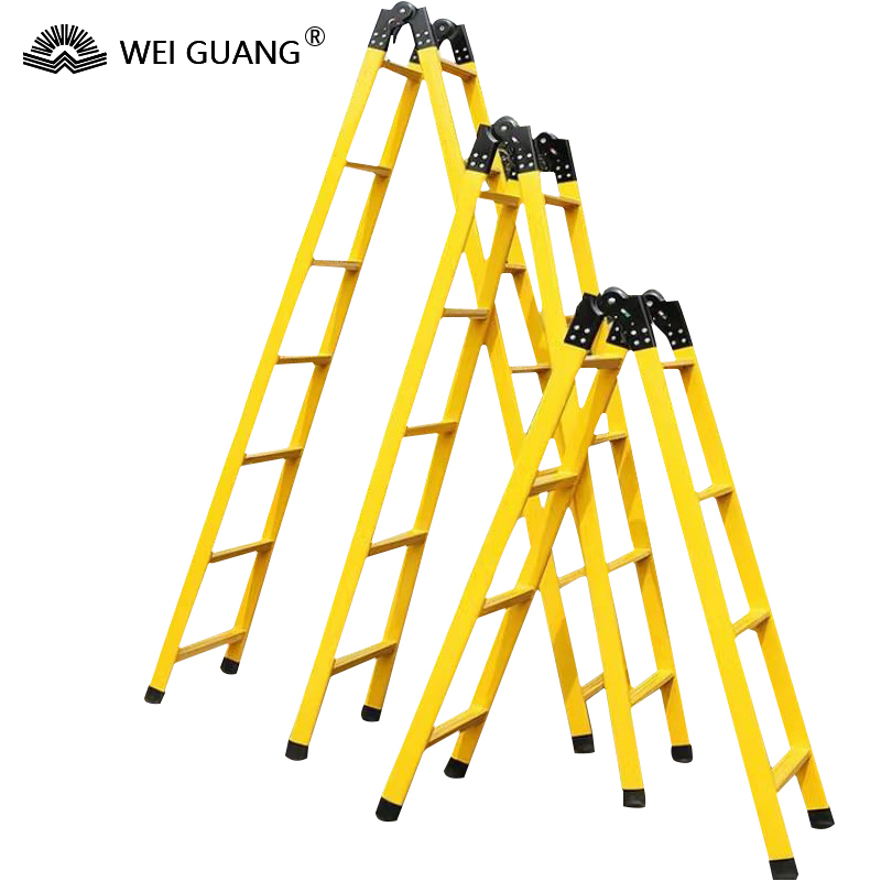 Wholesale High Quality Herringbone MultiPurpose Fiberglass Ladder